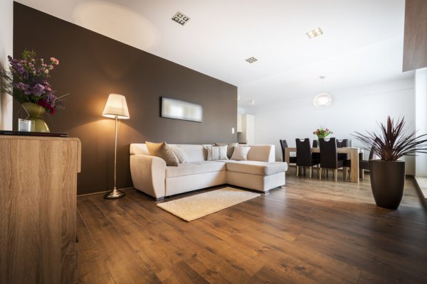 Clean Modern Living Room