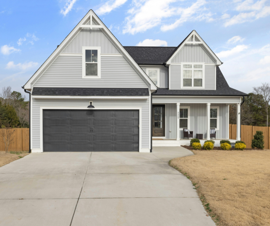 Beautiful New Two-Story House Exterior